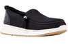 Women&#39;s Black BILLY Comfort Mocs - diabetic-friendly, plantar fasciitis and bunion support shoes, ideal for wide and extra wide feet.