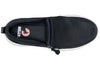 Women&#39;s Black BILLY Comfort Mocs - shoes for diabetes, plantar fasciitis, bunions, wide feet, wheelchair use, and orthotics.