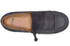 Top view of charcoal BILLY Perf Lows, ideal shoes for diabetics, plantar fasciitis, bunions, wide feet, or wheelchair use.