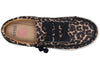 Women&#39;s Leopard BILLY Gore Low Shoes with elastic straps, ideal for diabetes, plantar fasciitis, bunions, wide and extra wide feet.