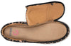 Women&#39;s Leopard BILLY Gore Lows with zipper, showing textured faux leather and removable insoles for wide feet and orthotics.