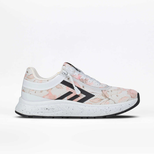 Women's stone floral BILLY Sport Inclusion adaptive athletic sneaker with wraparound zipper