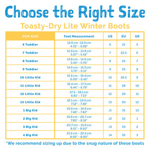 Toasty-Dry Lite Toddler Waterproof Booties -10C - ShoeKid.ca