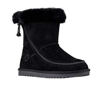 BILLY Black Girls Cozy Adaptable Winter Boots - ShoeKid.ca