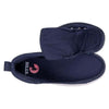 Navy high-top adaptive sneaker for kids with FlipTop Technology, featuring side zippers for easy on and off, functional and fashionable design.