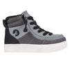 Billy Grey Colorblock BILLY Street High Tops with zippers for easy on and off, featuring FlipTop Technology for kids.