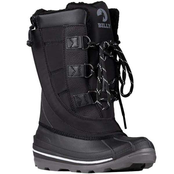 Billy Ice Adaptable Kids black Winter Boots -40C - ShoeKid.ca