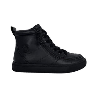 Billy Kids Leather Classic Adaptive High Top Sneaker (EasyOn) - ShoeKid.ca