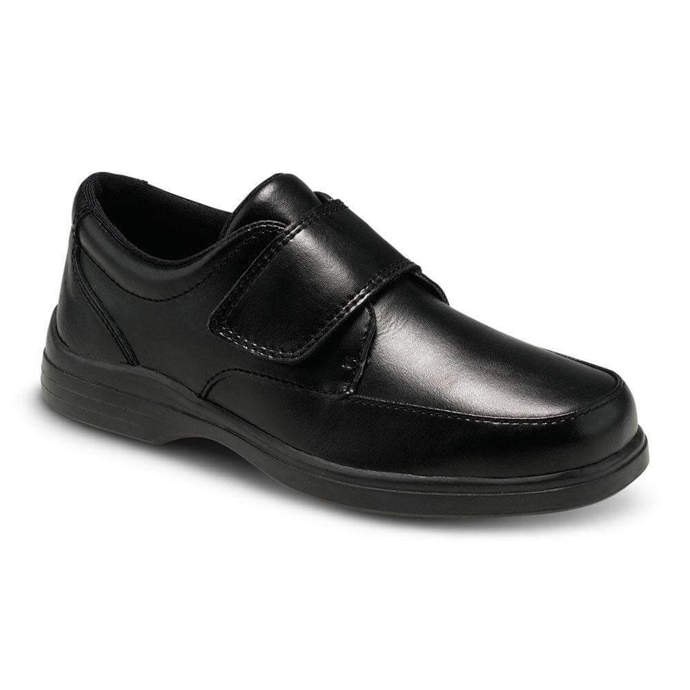 Hush Puppies GAVIN Boys Leather Uniform Shoes - Main Image