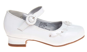 Josmo Girls White Dress Shoes (Little Kid/Youth) - ShoeKid.ca