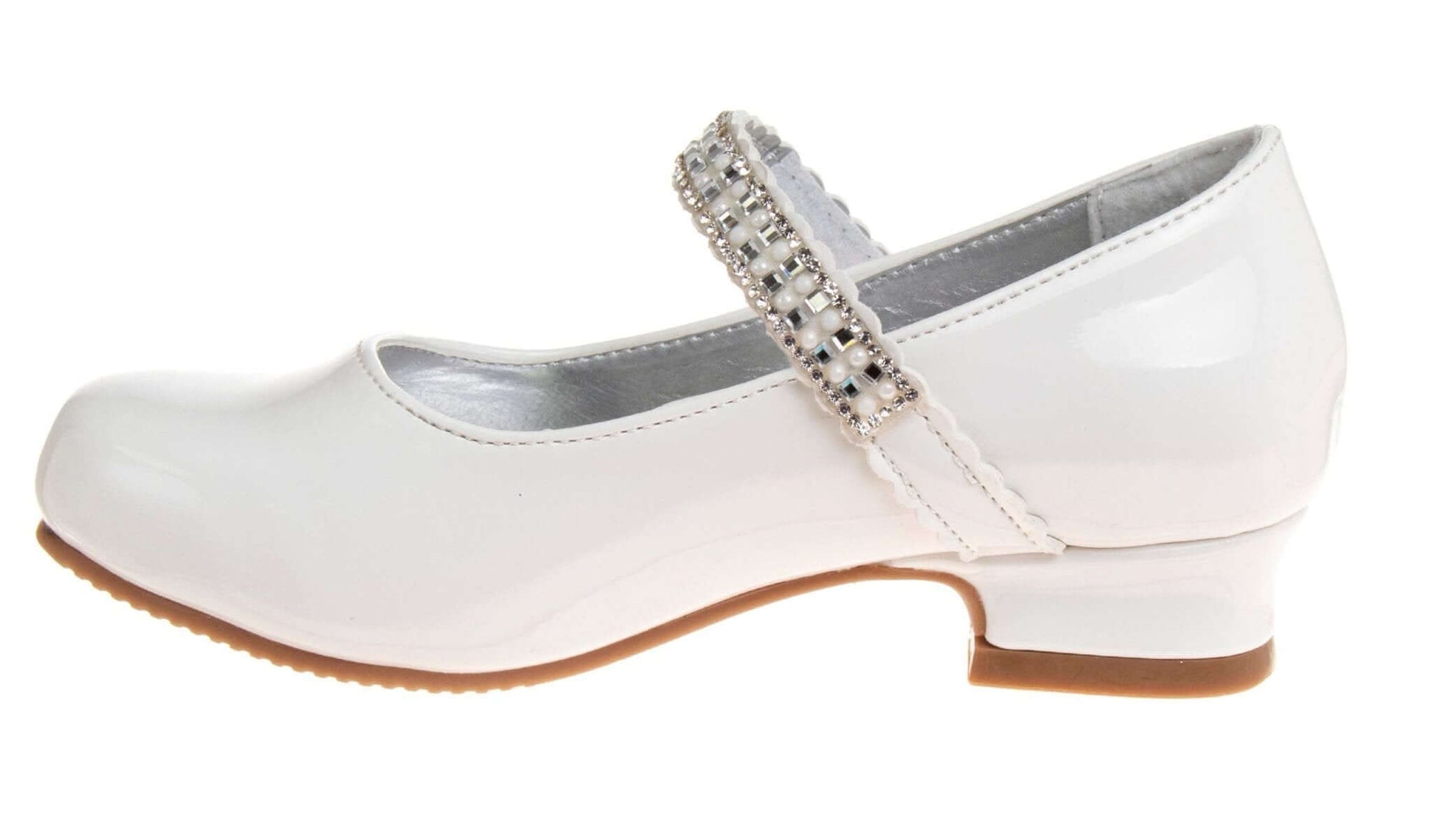 Josmo Girls White Dress Shoes (Little Kid/Youth) - ShoeKid.ca