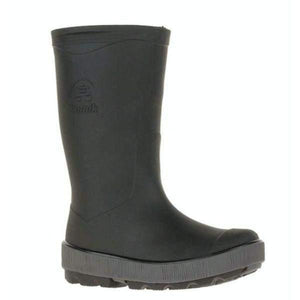 Kamik Riptide Black Charcoal Boys Rain Boots - ShoeKid.ca