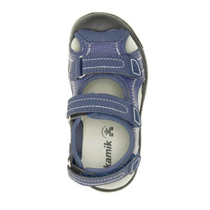 Kamik Seaturtle2 Boys Navy/Marine Water Friendly Sandals - ShoeKid.ca