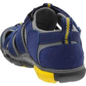 Keen Seacamp II CNX Blue Depths Gargoyle Little/Big Kids Sandals (Water Friendly) - ShoeKid.ca