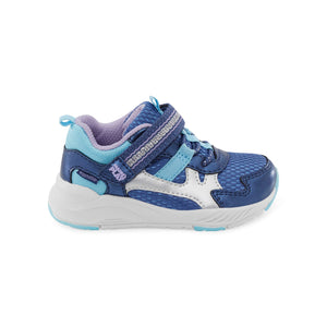 Stride Rite M2P PLAYER - NAVY METALLIC Boys Casual Shoes - shoekid.ca