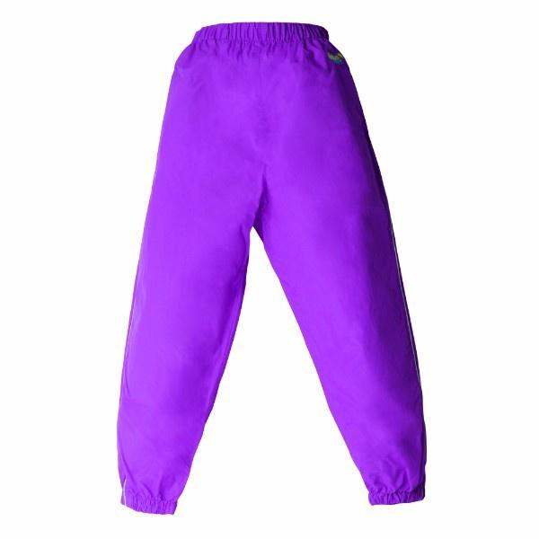 Splashy Kids Rain Pants Purple (100% Waterproof)