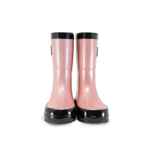 Stonz Kids Girls Toddler Rain Boots Metallic Haze Pink - ShoeKid.ca