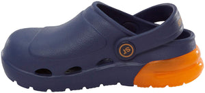 Stride Rite Bray Boys Navy Light-up Water Friendly Clog Sandals (Machine Washable) - ShoeKid.ca