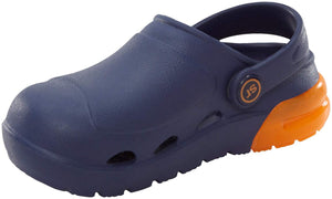 Stride Rite Bray Boys Navy Light-up Water Friendly Clog Sandals (Machine Washable) - ShoeKid.ca