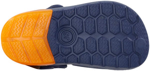 Stride Rite Bray Boys Navy Light-up Water Friendly Clog Sandals (Machine Washable) - ShoeKid.ca