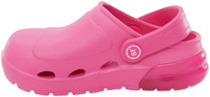 Stride Rite Kids Bray Girls Pink Light-up Water Friendly Clog Sandals (Machine Washable) - ShoeKid.ca