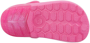 Stride Rite Kids Bray Girls Pink Light-up Water Friendly Clog Sandals (Machine Washable) - ShoeKid.ca