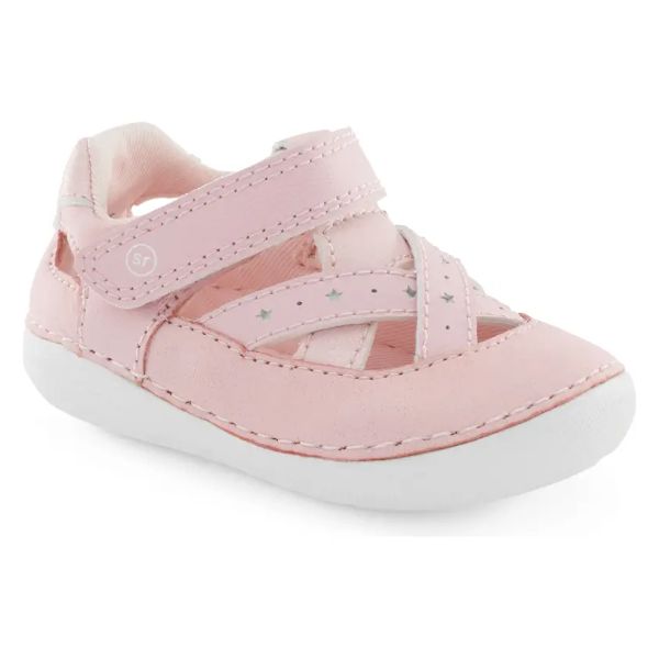 Stride Rite Kiki Pink Girls Baby Leather Sandals - ShoeKid.ca