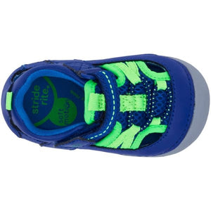 Stride Rite Tobias Blue Infant/Toddler Sneaker Sandals - ShoeKid.ca