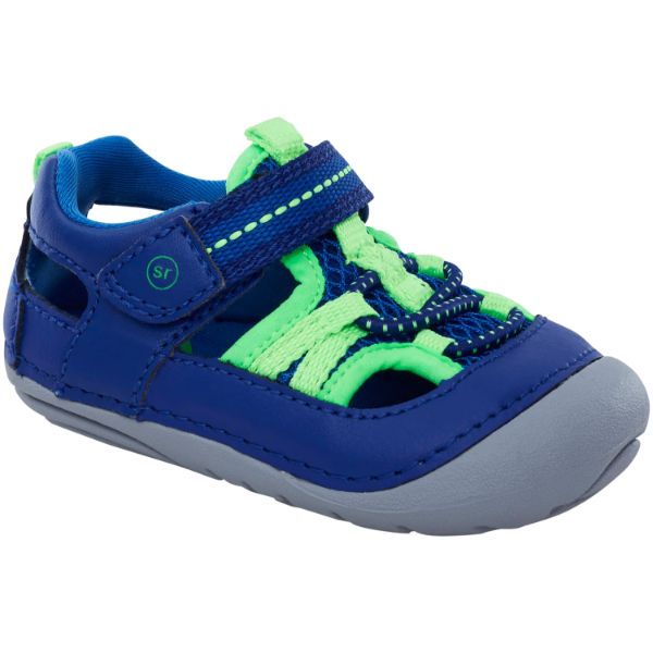 Stride Rite Tobias Blue Infant/Toddler Sneaker Sandals - ShoeKid.ca