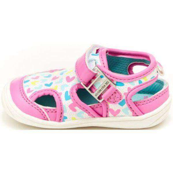 Stride Rite Wave Pink Infant/Toddler Sandals (Water Friendly/Machine Washable) - ShoeKid.ca