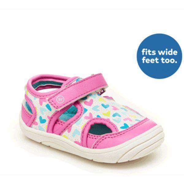 Stride Rite Wave Pink Infant/Toddler Sandals (Water Friendly/Machine Washable) - ShoeKid.ca