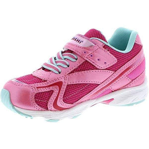 Tsukihoshi GLITZ Hot Pink Mint Girls Running Shoes (Machine Washable) - ShoeKid.ca
