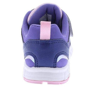 Tsukihoshi Rainbow Navy Girls Running Shoes (Machine Washable) - ShoeKid.ca