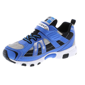 Tsukihoshi Storm Blue Gray Boys Running Shoes (Machine Washable) - ShoeKid.ca