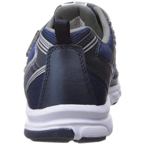 Tsukihoshi Storm Navy Silver Boys Running Shoes (Machine Washable) - ShoeKid.ca