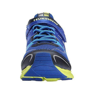 Tsukihoshi Velocity Blue Lime Boys Runnning Shoes (Machine Washable) - ShoeKid.ca