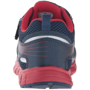 Tsukihoshi Velocity Navy Red Boys Running Shoes (Machine Washable) - ShoeKid.ca